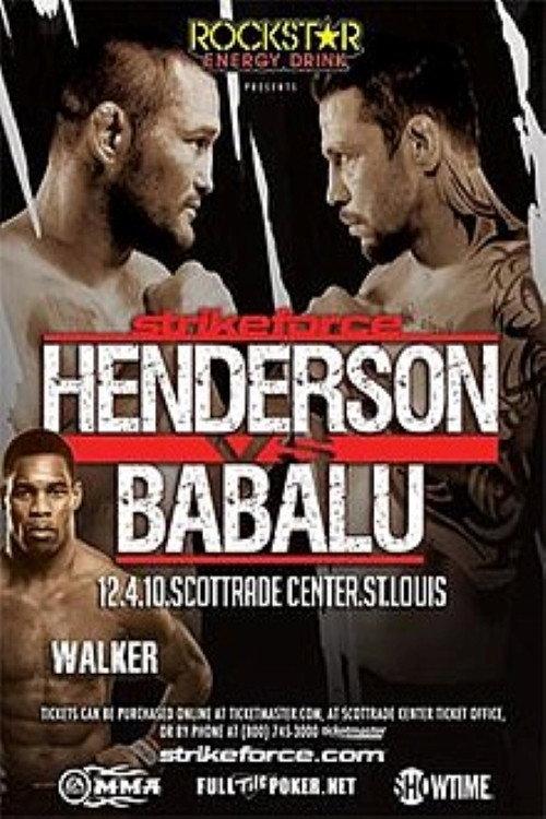 Strikeforce: Henderson vs. Babalu II backdrop