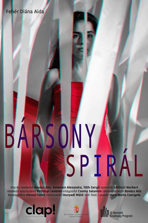 Bársony Spirál backdrop