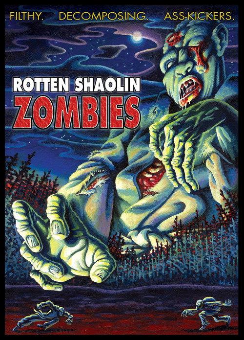 Rotten Shaolin Zombies backdrop